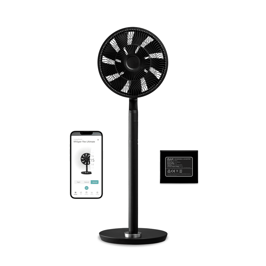Ventilateur Whisper Flex Ultimate Noir - Silencieux et Puissant
