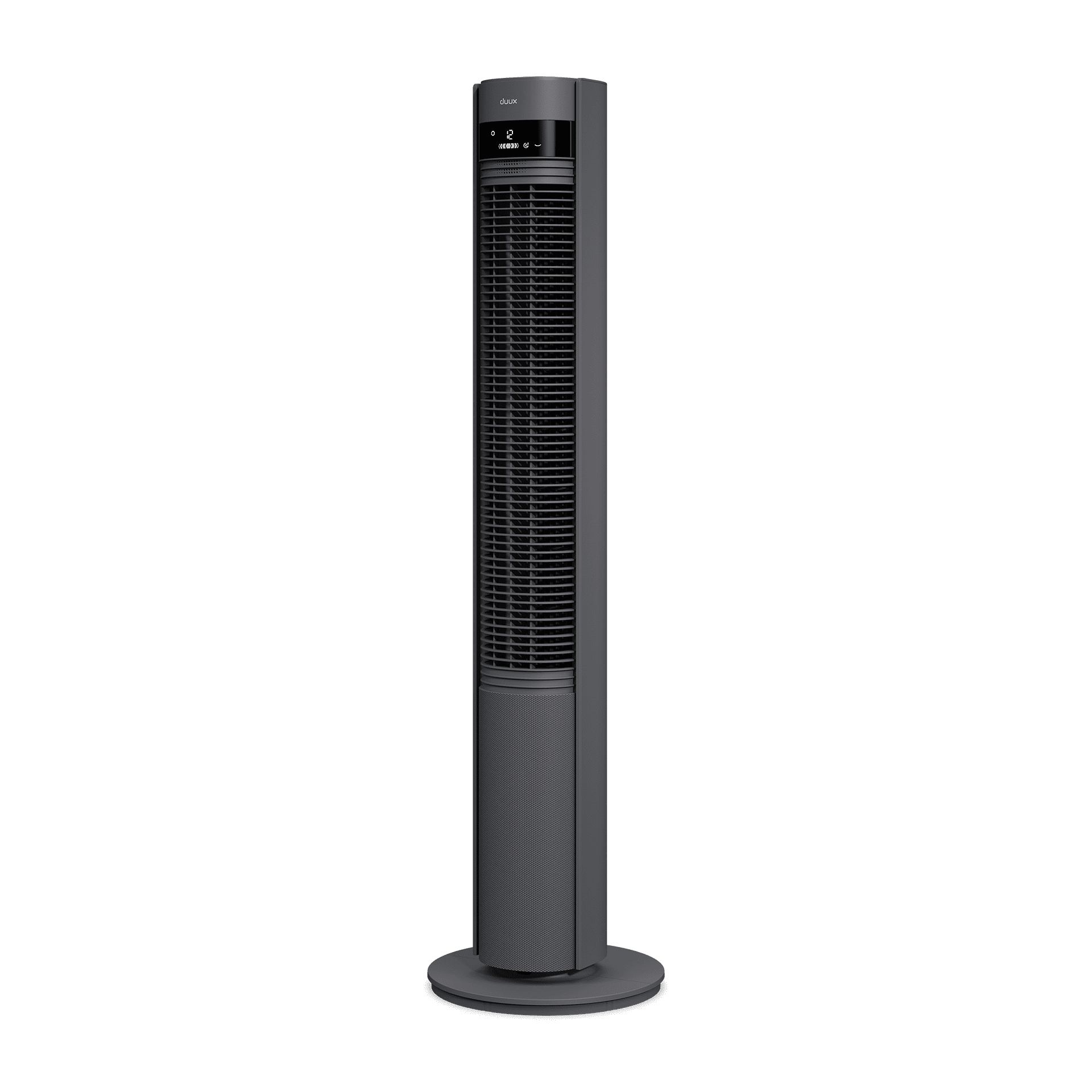 Ventilateur Colonne Silencieux Elevate en Gris avec Ioniseur