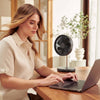 Ventilateur Portable Rize Gris avec Batterie Rechargeable