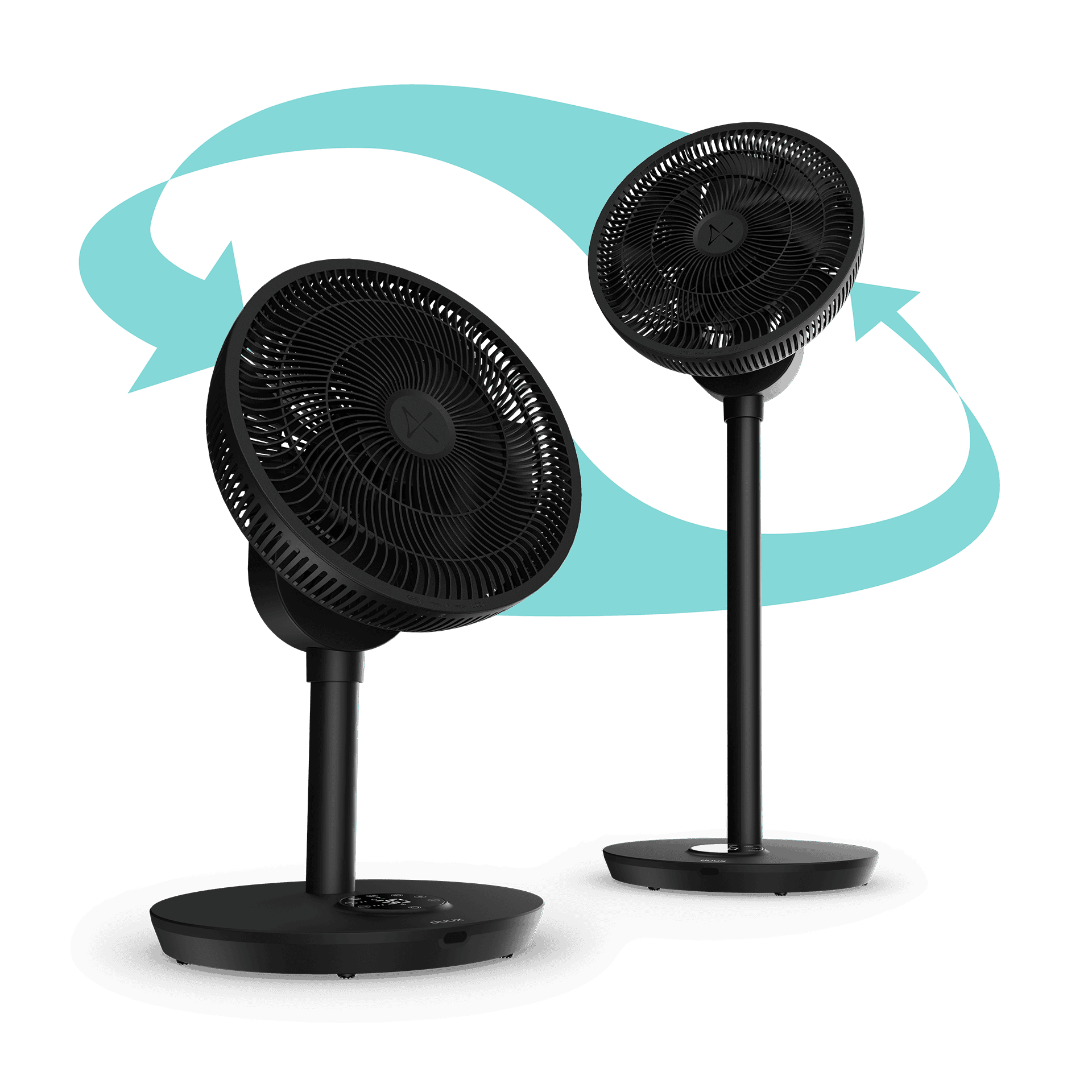 Ventilateur Intelligent Whisper Flex 2 Noir - Énergétique et Silencieux