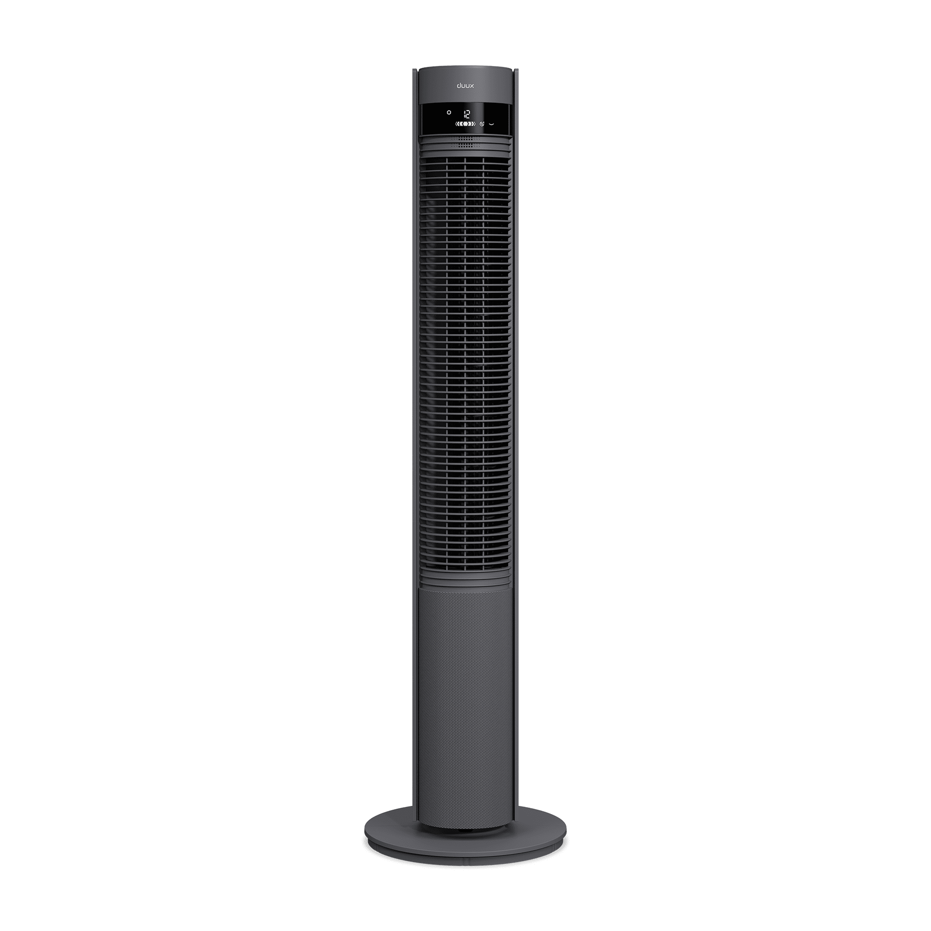 Ventilateur Colonne Silencieux Elevate en Gris avec Ioniseur