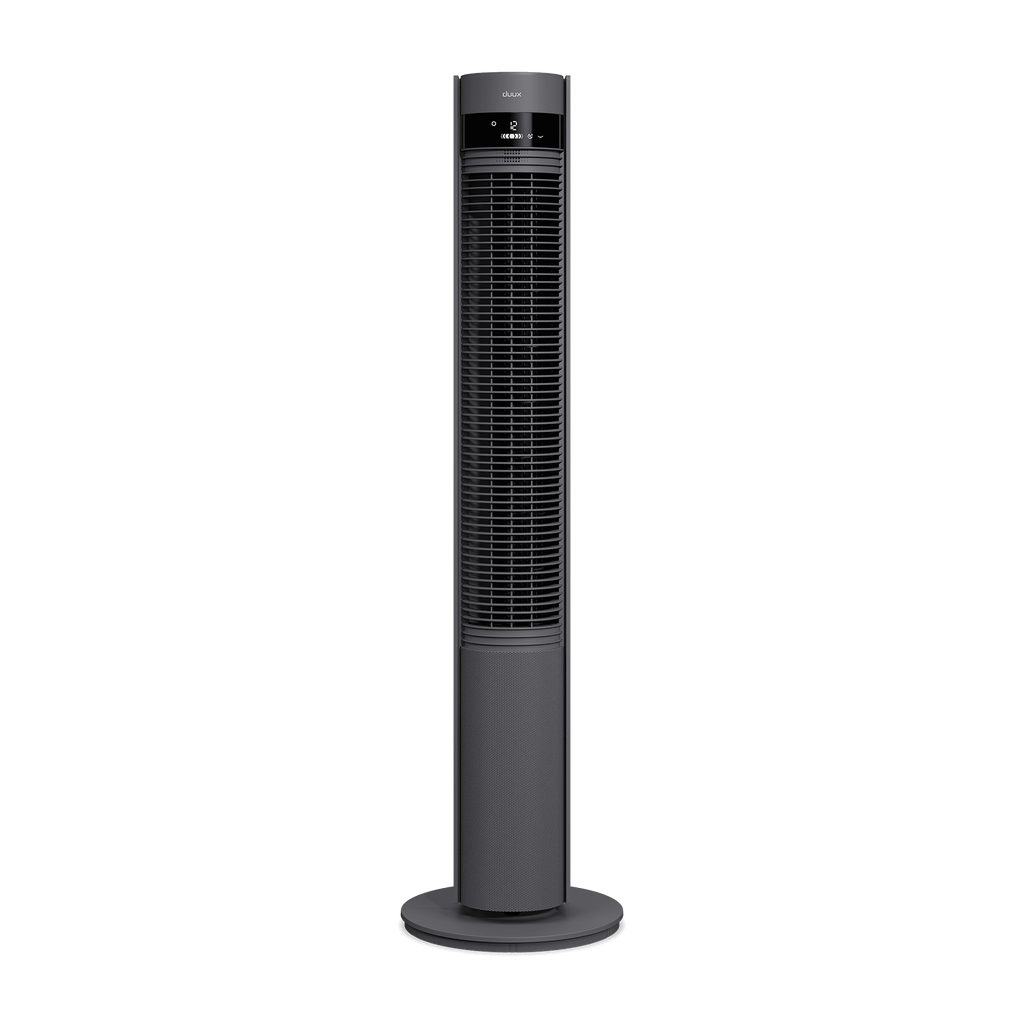 Ventilateur Colonne Silencieux Elevate en Gris avec Ioniseur