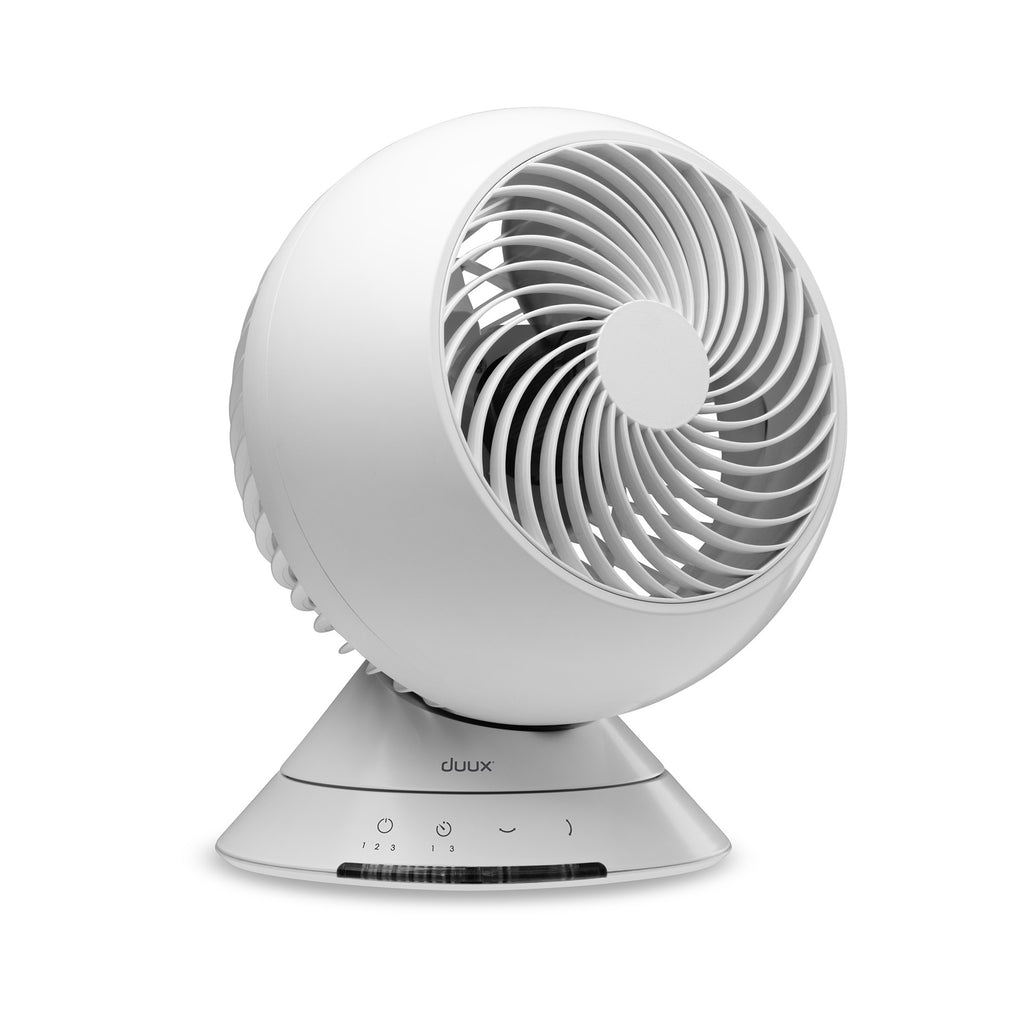 Ventilateur Globe Blanc puissant avec oscillation réglable