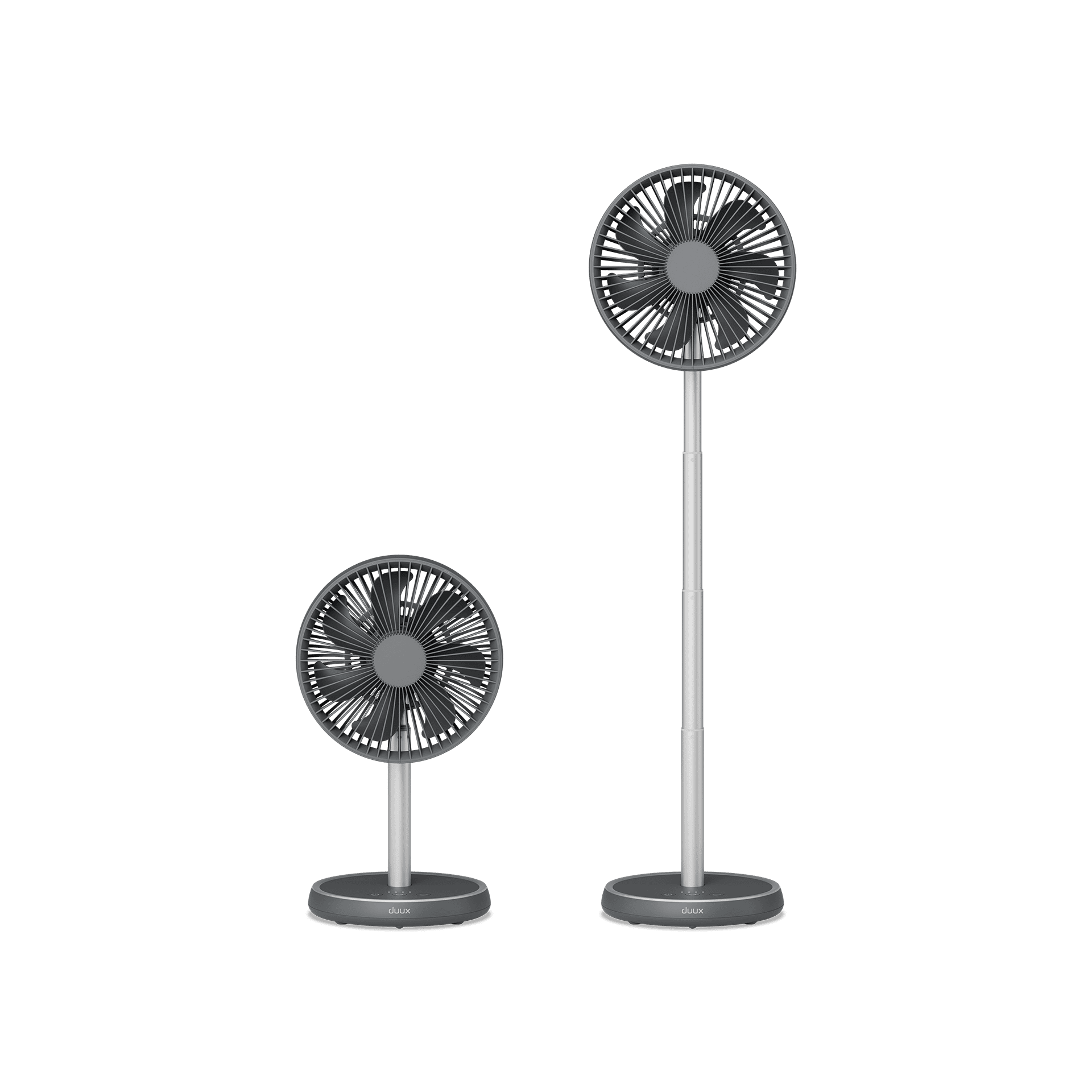 Ventilateur Portable Rize Gris avec Batterie Rechargeable