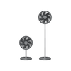 Ventilateur Portable Rize Gris avec Batterie Rechargeable