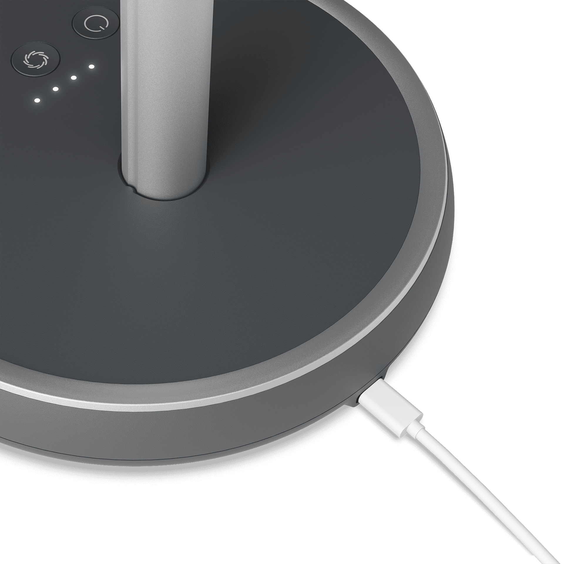 Ventilateur Portable Rize Gris avec Batterie Rechargeable