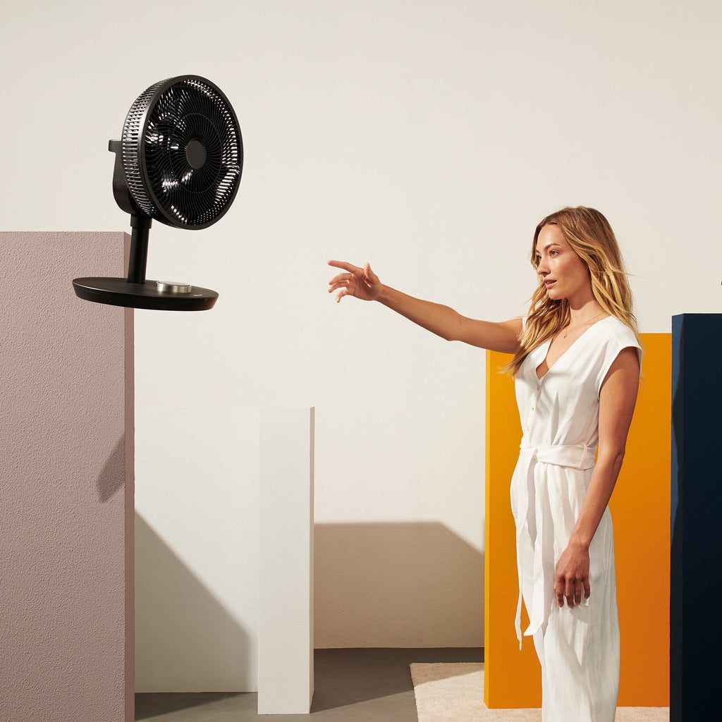 Ventilateur sans Fil Whisper Flex Smart Noir - Ultrasilencieux et Énergétiquement Efficace