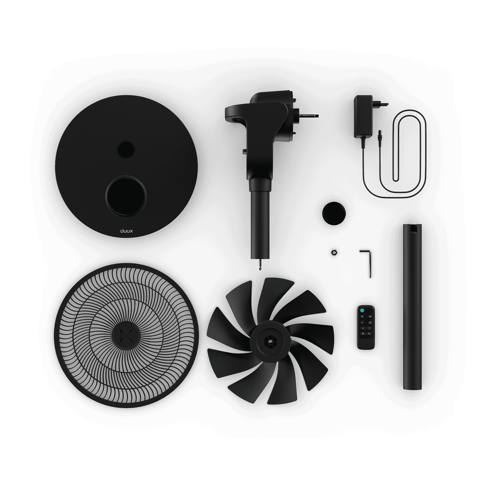 Ventilateur Intelligent Whisper Flex 2 Noir - Énergétique et Silencieux