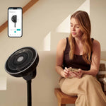 Charger l&#39;image dans la galerie, Ventilateur Intelligent Whisper Flex 2 Noir - Énergétique et Silencieux
