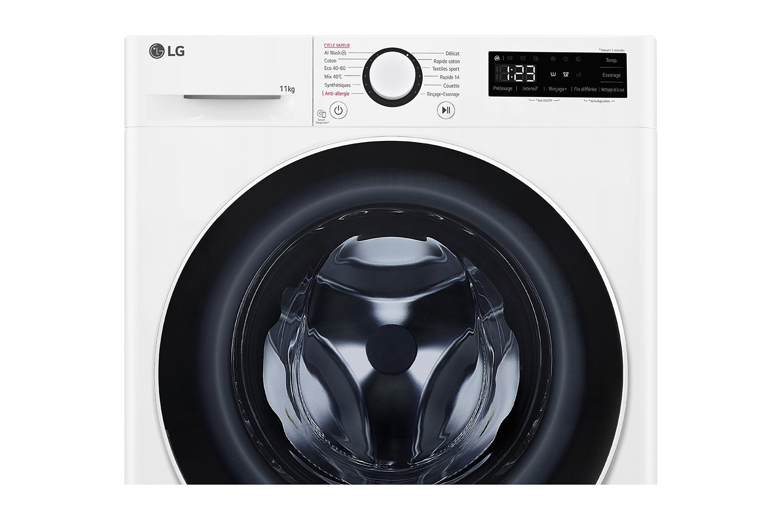 Lave-linge LG 11kg AI DD™ Machine Lavage Hautes Performances