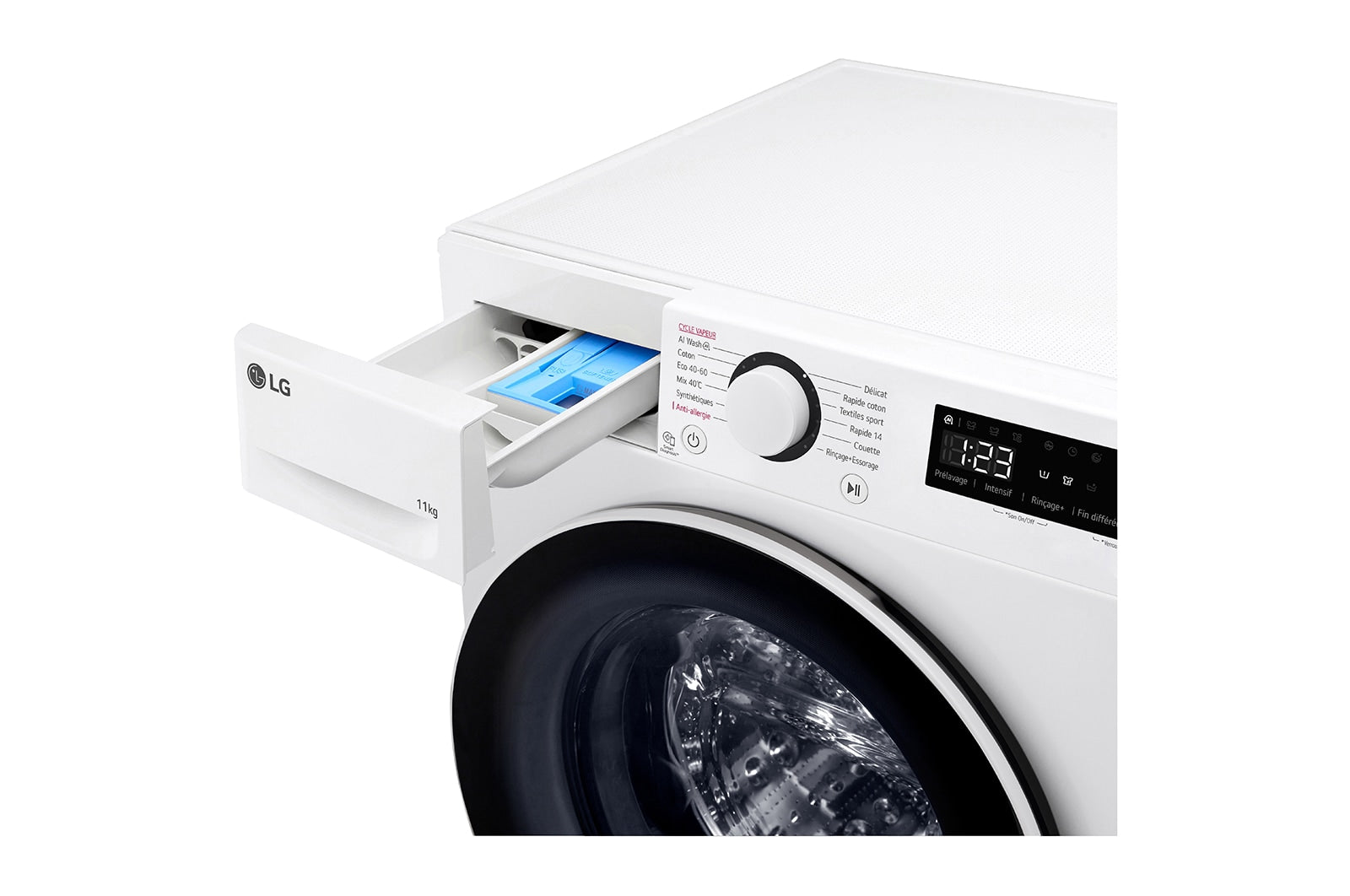 Lave-linge LG 11kg AI DD™ Machine Lavage Hautes Performances
