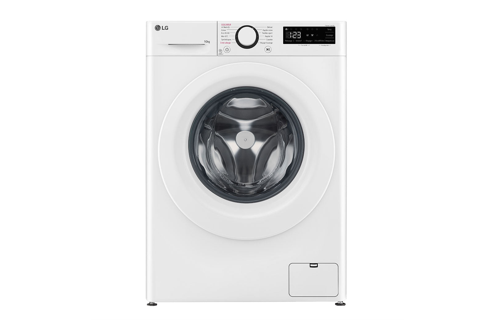 Lave-linge 10kg AI DD™ avec TurboWash™ 360˚ - LG F14R33WHS