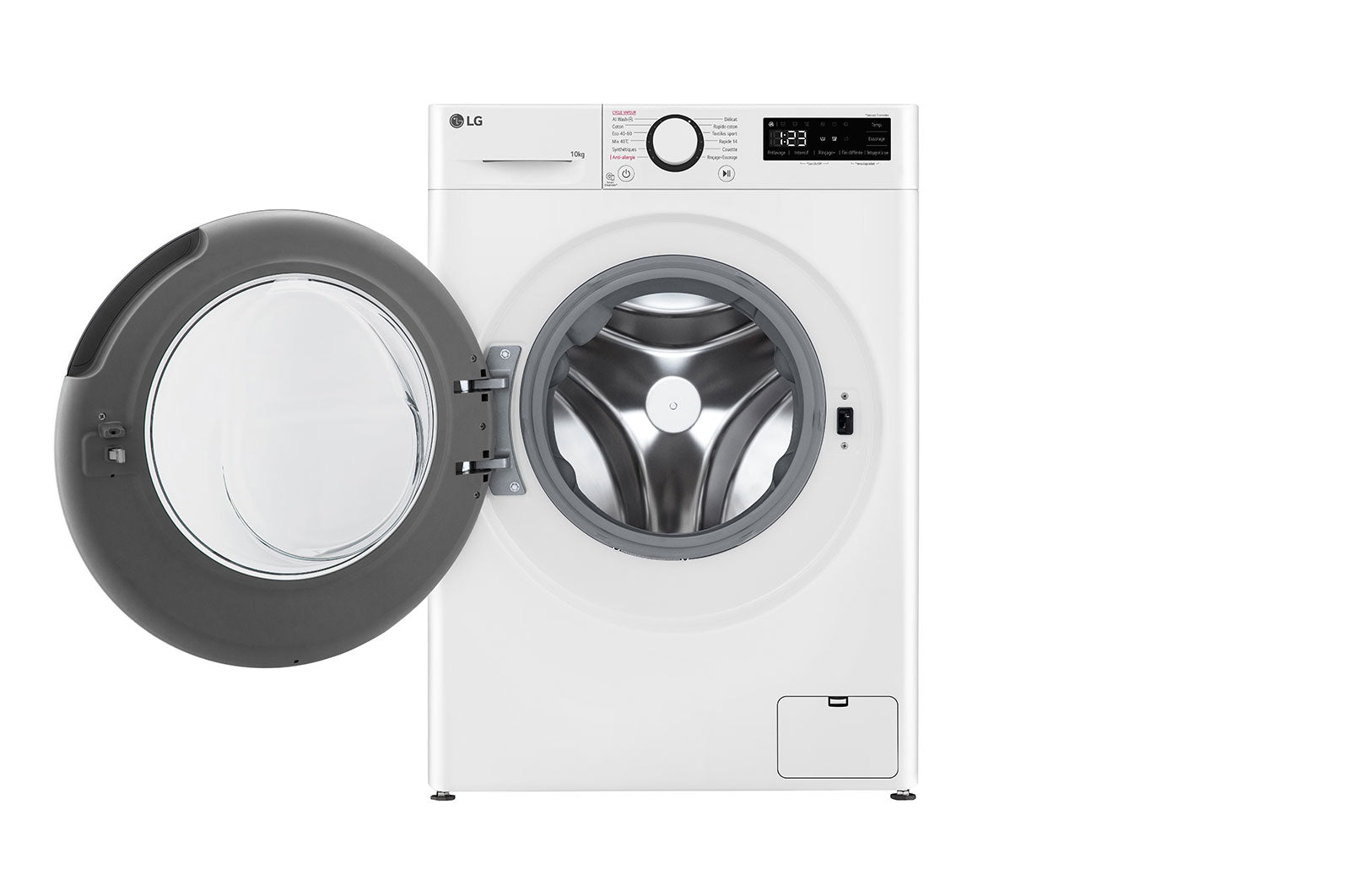 Lave-linge 10kg AI DD™ avec TurboWash™ 360˚ - LG F14R33WHS