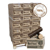 Bois Densifié de Qualité Premium - 80 Cartons de 6 Bûches